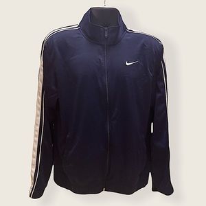 Nike | Men’s Vintage Navy Blue Polyester Tracksuit/Warmup Jacket | Size M
